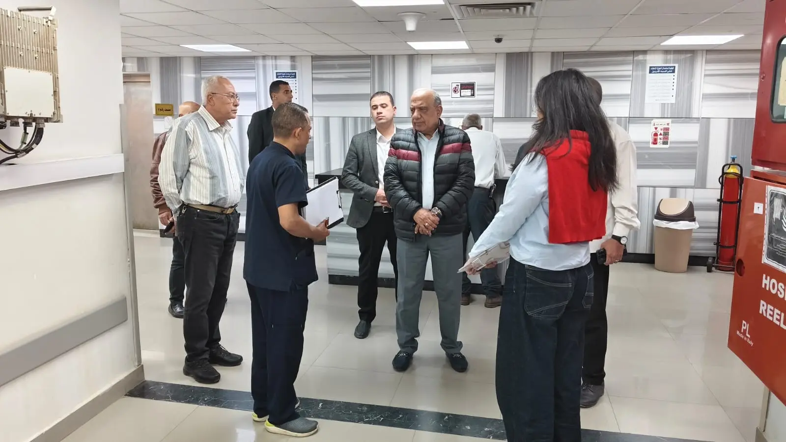 وزير الكهرباء يتفقد مستشفى الكهرباء بمنطقة ألماظة ويتابع سير العمل